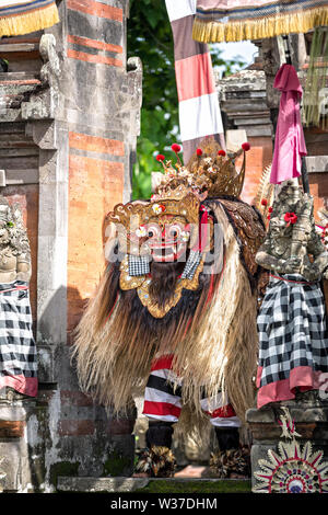 Danse Barong, Bali, Indonésie Banque D'Images