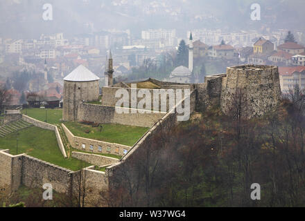 Forteresse de Travnik. La Bosnie-et-Herzégovine Banque D'Images