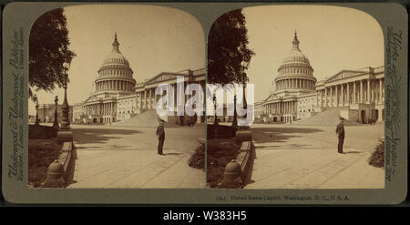 United States Capitol, Washington, DC, par Underwood & Underwood 2 Banque D'Images