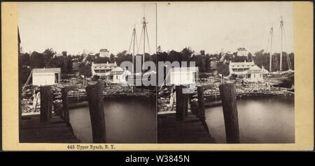 Upper Nyack, NEW YORK (la cale sèche), par William Williams Brothers Banque D'Images