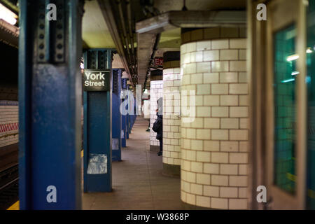 York Street Subway Banque D'Images