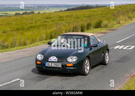 Automobile Club du Lancashire Coast to Coast 2019 ; à partir de l'hôtel Midland à Morecambe et de finition à Dunsley Hall à Sandsend près de Whitby cette voiture d'époque d'un océan à l'autre parcours traverse les hauteurs de la campagne fantastique dans l'auge de Bowland avec vue sur la baie de Morecambe. L'événement est ouvert aux voitures classiques et du patrimoine précieux de tous âges relever le défi d'un parcours le long des 170 milles de les chemins et les routes de l'Angleterre rurale. Banque D'Images