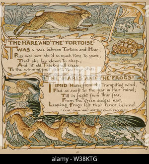 Walter Crane, Bébés propres Ésope, p52 Banque D'Images