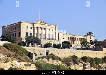 Palais bighi, Kalkara, Malta, Europe Banque D'Images