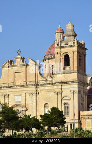 Collégiale de Saint Lawrence, Vittoriosa - Birgu, Malte, Europe Banque D'Images