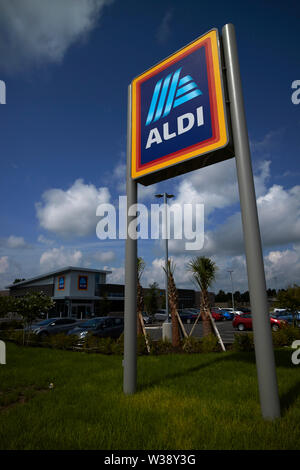 Magasin Aldi à Orlando la Floride Etats-Unis United States of America Banque D'Images