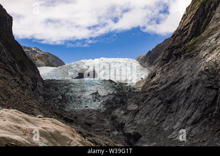 Franz Josef Glacier scènes dans Southland, Nouvelle-Zélande Banque D'Images