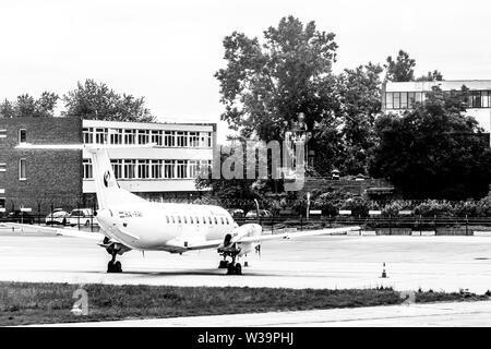 Old Airport - BLACK & WHITE - (aéroport de Ferihegy) - l'aéroport de Liszt Ferenc DE BUDAPEST, HONGRIE, 05 juin 2019 h12-41 - Crédit Ilona Barna Banque D'Images