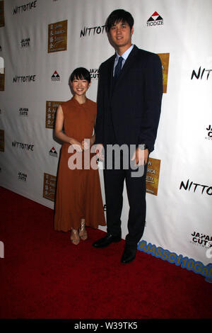 Los Angeles, USA. 11 juillet, 2019. Marie Kondo, Shohei Ohtani 07/11/2019 110e anniversaire de la Société d'Amérique Japon dîner et Gala de tenue à l'Angèle Stadium à Anaheim, CA Crédit : Cronos/Alamy Live News Banque D'Images