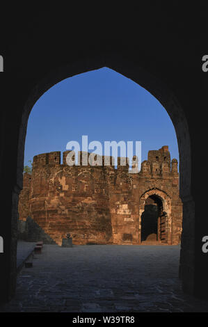 Daulatabad, également connu sous le nom de Devagiri un 14e siècle fort près de Aurangabad Maharashtra INDE Banque D'Images