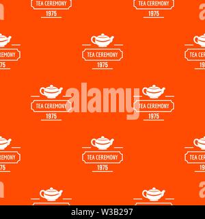 Chine thé orange vector pattern Illustration de Vecteur