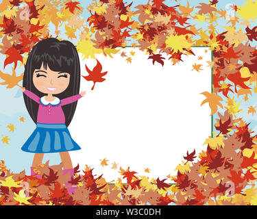 In le jour d'automne - autumn frame Banque D'Images