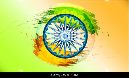 Arrière-plan de République indienne pour l'indépendance de la République indienne Jour de célébration. Illustration de Vecteur