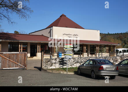 Centre d'accueil de Prométhée (Kumistavi) grotte près de Kutaisi et Tskaltubo. Imereti région. La Géorgie Banque D'Images