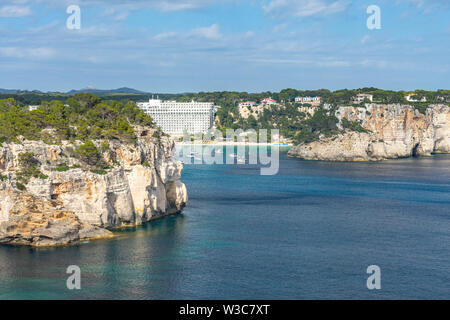 Vue aérienne de paysage butiful à Minorque espagne Banque D'Images