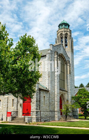 Trinity Evangelical Lutheran Church, 431, Avenue de Philadelphie, Chambersburg, Pennsylvanie Banque D'Images