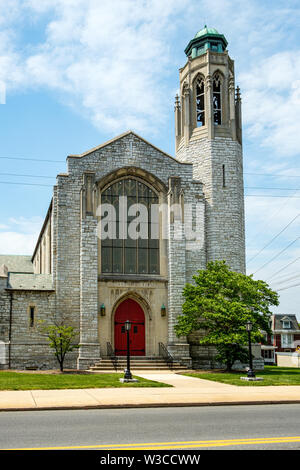 Trinity Evangelical Lutheran Church, 431, Avenue de Philadelphie, Chambersburg, Pennsylvanie Banque D'Images