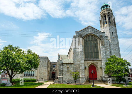 Trinity Evangelical Lutheran Church, 431, Avenue de Philadelphie, Chambersburg, Pennsylvanie Banque D'Images