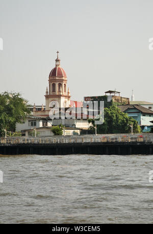 Église de Santa Cruz à Bangkok. Royaume de Thaïlande Banque D'Images