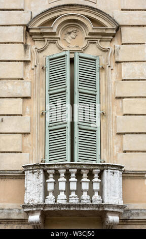 Palazzo Bianchi sur la place Sordello à Mantoue, Italie. Banque D'Images