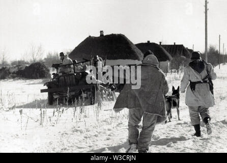 Soldats allemands de Waffen SS Div Wiking Banque D'Images