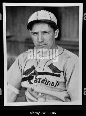 Baseball vintage photo de Joe 'Ducky' Medwick des Cardinals de Saint-Louis vers 1930 Banque D'Images