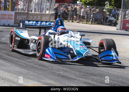 Toronto, Ontario, Canada. 14 juillet, 2019. VERIZON pilote Indycar Series TAKUMA SATO (30) la race dans la série Indycar VERIZON Honda Indy Toronto de course qui s'est tenue à Toronto, Canada Crédit : Angel Marchini/ZUMA/Alamy Fil Live News Banque D'Images