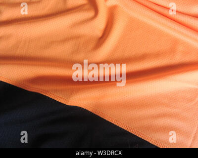 Détail d'un vêtements de sport respirant Banque D'Images