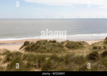 La côte de Norfolk à Caister on Sea Banque D'Images