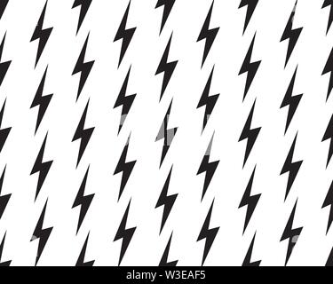 Large motif Flash sans imprimer. Simple vecteur surface design. Le noir et blanc Illustration de Vecteur