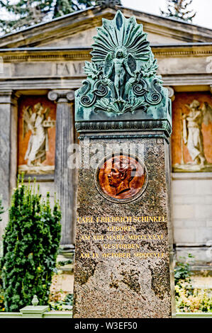 Carl Friedrich Schinkel, auf dem Grab Dorotheenstädtischen Friedhof à Berlin Banque D'Images