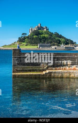 St Michael's Mount, Marazion, Cornwall, England, UK. Banque D'Images