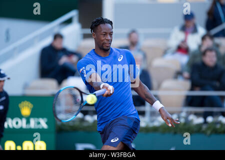 Gaël Monfils de France pendant 8 jours de l'Open de France le 28 mai 2019 à Paris, France Banque D'Images