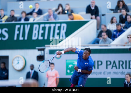 Gaël Monfils de France pendant 8 jours de l'Open de France le 28 mai 2019 à Paris, France Banque D'Images
