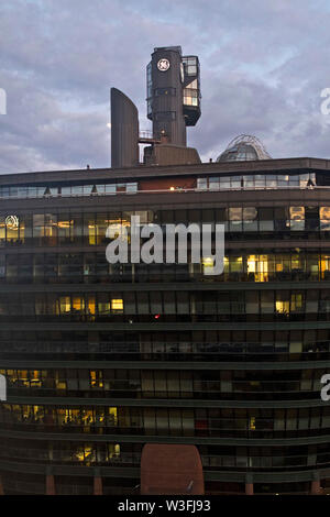 Arche de General Electric Building à Hammersmith, Londres, 13 juillet 2019., Banque D'Images