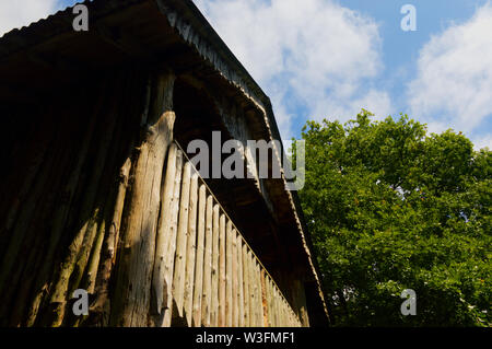 Boat House sur le lac Banque D'Images