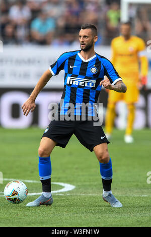 Marcelo Brozovic (Inter) au cours de l'Italien Match amical 'Serie' un match entre l'Inter 1-2 Lugano à Cornaredo Stadium le 14 juillet , 2019 à Lugano, Suisse. (Photo de Maurizio Borsari/AFLO) Banque D'Images