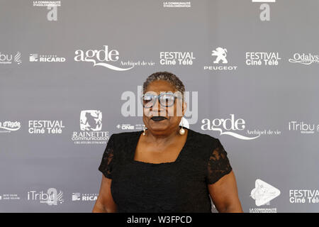 Cap d'Agde, France. 21 Juin, 2019. Vous assiste à l'hérault du cinéma et télévision, 2019. © Veronique Phitoussi/Alamy Stock Photos Banque D'Images