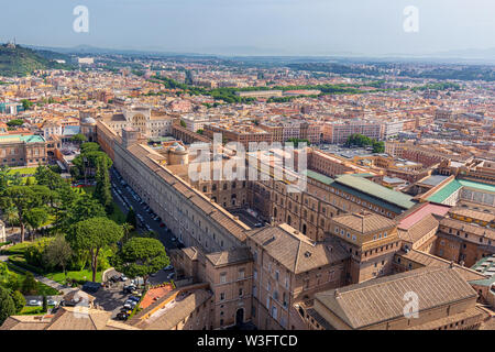 Musées du Vatican d'en haut, la Cité du Vatican, Rome, Latium, Italie Banque D'Images