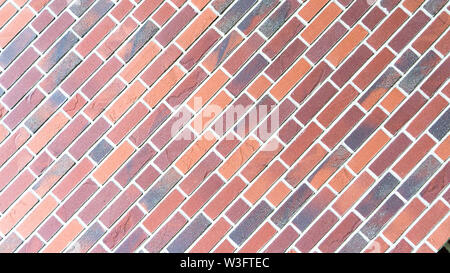 Brickstone rouge mur - mode paysage Banque D'Images