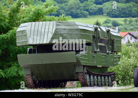 La guerre d'indépendance croate, Musée Muzej Domovinskog rata Karlovac, Croatie, Europe Banque D'Images