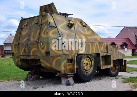 La guerre d'indépendance croate, Musée Muzej Domovinskog rata Karlovac, Croatie, Europe Banque D'Images