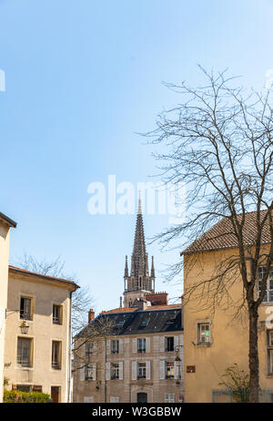 Tours de Saint Epvre à Nancy, France Basilique Banque D'Images