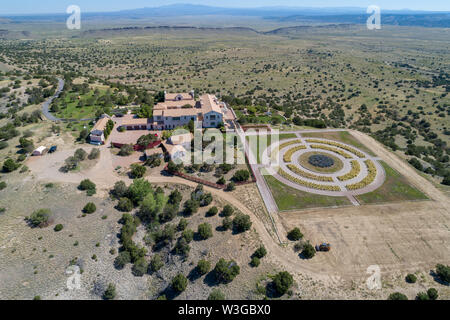 Jeffrey Epstein's Ranch au Nouveau Mexique Banque D'Images