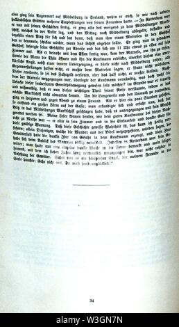 CHRONIK DER FAMILIE FLENDER, Ludwig Voss (Verlag), Düsseldorf 1900, S. 34 (Johann Heinrich Jung, gen. Jung-Stilling, geb. En 1740 Grund im Siegerland, gest. 1817 à Karlsruhe beschreibt Peter Johannes Flender). Banque D'Images