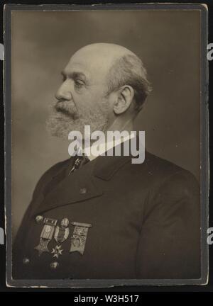 Ancien combattant de la guerre civile Daniel Henry Lawrence Gleason Banque D'Images