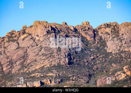 Parc national de Freycinet de Coles Bay et la chaîne de montagnes des dangers, Tasmanie, Australie Banque D'Images