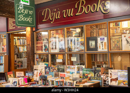 Librairie Livres Deja Vu dans le centre-ville de Hobart, Tasmanie, Australie, Banque D'Images