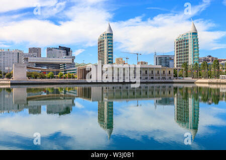 Vue sur le parc des nations - Lisbonne Banque D'Images