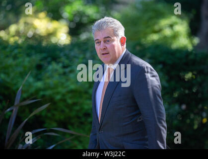Londres, Royaume-Uni. 16 juillet, 2019. Brandon Lewis, Président de partie, arrive pour la réunion du Cabinet. Theresa May est peut-être la présidence de sa dernière réunion du Cabinet avant qu'elle quitte le 24 juillet. Credit : Tommy Londres/Alamy Live News Banque D'Images